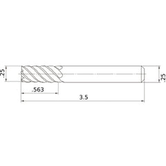 VFMDD1/4 CARBIDE ENDMILL