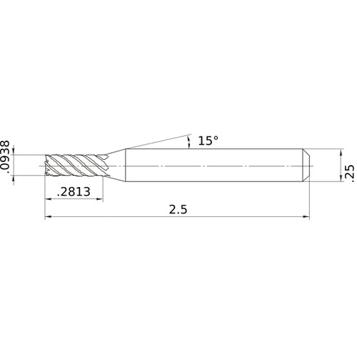 VFMDD3/32 CARBIDE ENDMILL