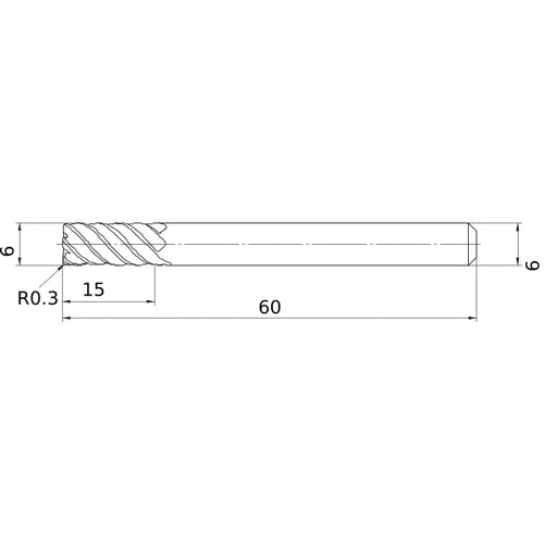 VFMDRBD0600R030 SOLID CARBIDE EM