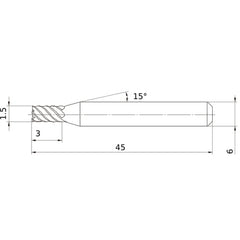 VFSDD0150 SOLID CARBIDE EM