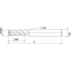 VQMHZVD5/64 CARBIDE ENDMILL