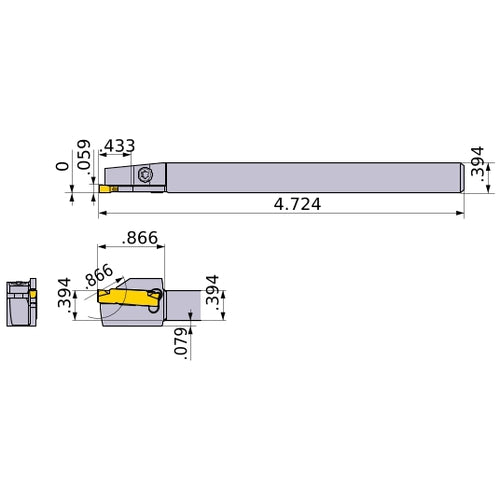 GYSR1010JX00-C11 TURNING HOLDER