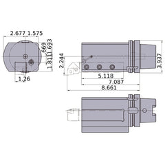 ‎H100TH-EV3232R-180 HOLDER