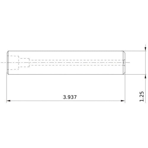 IMX25-G1250L39S SOLID END MILL