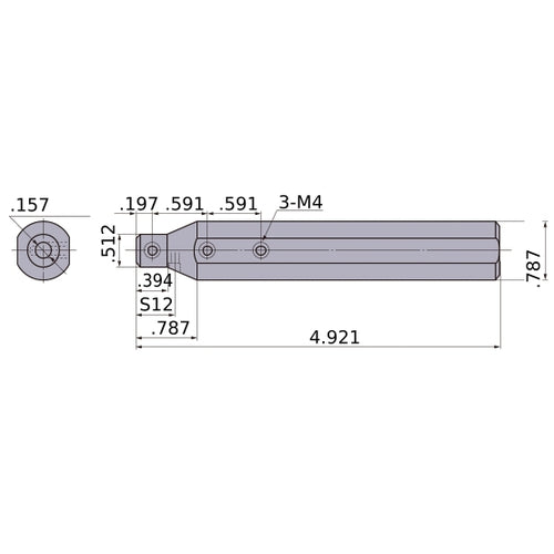RBH2040N BORING BAR