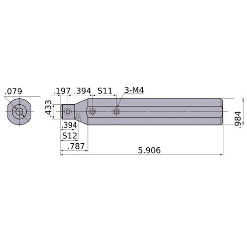 RBH2520N BORING BAR