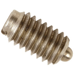 End Force Spring Plunger - 1.5 lbs Initial End Force, 40.75 lbs Final End Force (8–32 Thread) - USA Tool & Supply