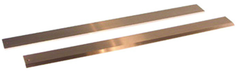 #SE36SSBHD - 36" Long x 2-1/16" Wide x 17/64" Thick - Stainless Steel Straight Edge With Bevel; No Graduations - USA Tool & Supply