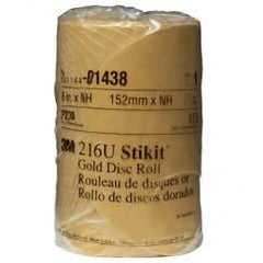 6 - P220 Grit - 236U Disc Roll - USA Tool & Supply