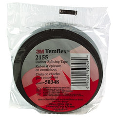 3M Temflex Rubber Splicing Tape 2155 3/4″ × 22 ft Black - USA Tool & Supply