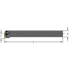 S10Q NEL2 Steel Boring Bar - USA Tool & Supply