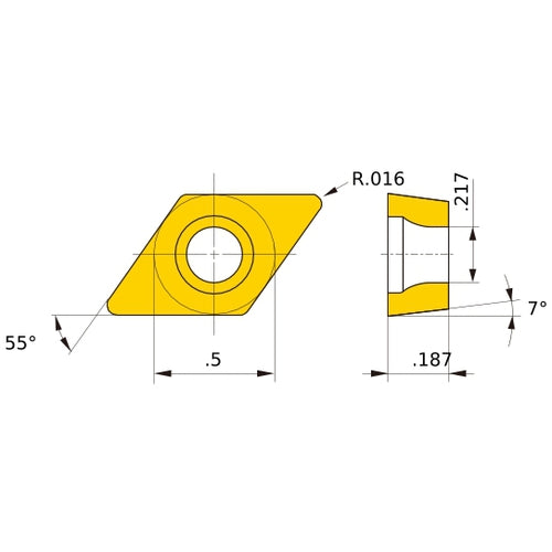 DCMT431MM MP7035 INSERT