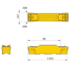 GY2G0400G020N-MF NX2525 GY INSERT