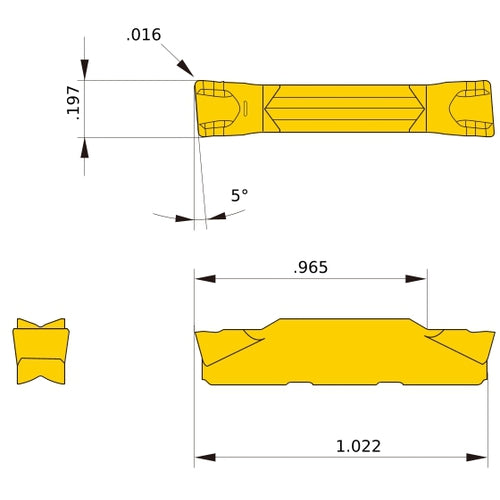 GY2M0500H040R05-GM VP10RT GY INSERT