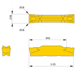 GY2M0600J040N-MM NX2525 GY INSERT
