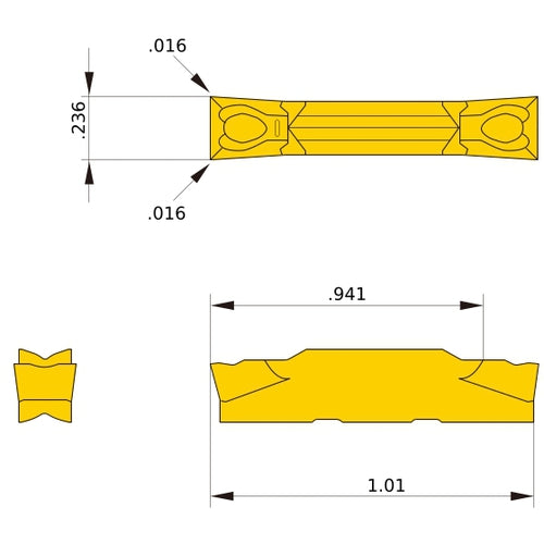 GY2M0600J040N-MS NX2525 GY INSERT