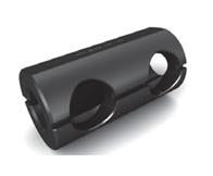 Type L Tool Holder Bushings - Part #  TBL-15-0375 - (OD: 1-1/2") (ID: 3/8") (# of Holes: 2 & Hole Size: 7/8") (Center Hole Distance: 1-5/8"   &   End to Center of First Hole: 3/4") (Overall Length: 3") - USA Tool & Supply