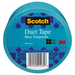 Scotch Duct Tape 920-AQA-C 1.88″ × 20 yd (48 mm × 18 2 m) Aqua - USA Tool & Supply