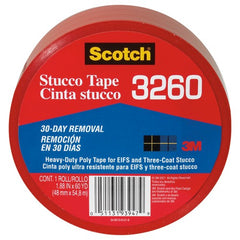 Scotch Stucco Tape 3260-A 1.88″ × 60 yd (48 mm × 54.8 m) Stucco Tape - USA Tool & Supply