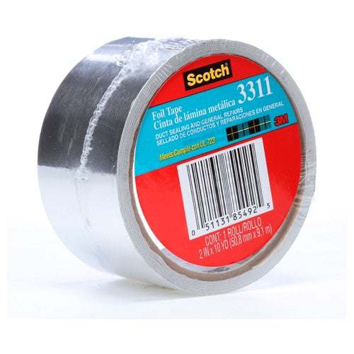 ‎Scotch Foil Tape 3311-10A 2.0″ × 10 yd (50.8 mm × 9 1 m) - USA Tool & Supply