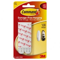 Command™ Large Refill Strips Alt Mfg # 85126 - USA Tool & Supply