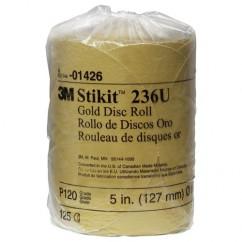 5 - P120 Grit - 236U Disc Roll - USA Tool & Supply