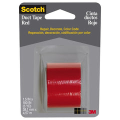 3M Red Duct Tape 1005-RED-CD 1.5″ × 5 yd 12/cs - USA Tool & Supply