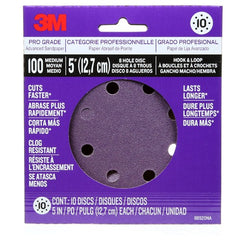 ‎3M Pro Grade Sanding Discs 88520NA-9-B 5″ × 8 Hole 100 grit - USA Tool & Supply