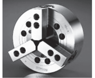 Strong Power Chucks - VA-200 Series 3 Jaw Closed Center Chucks - Part # K-206-V-B - USA Tool & Supply