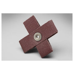 3M Cross Pad 341D 3 in × 3 in × 1 in P120 X-weight100 per case - USA Tool & Supply