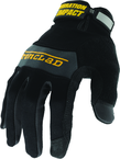 Vibration Impact Resistant Work Glove - Black/Gray - Large - USA Tool & Supply