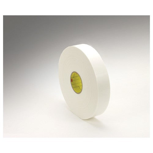 3M Double Coated Polyethylene Foam Tape 4466 White 1/2″ × 36 yd 62mil - USA Tool & Supply