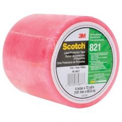 List 821 4" x 72 yds Labelgard Film Tape - Pink - USA Tool & Supply