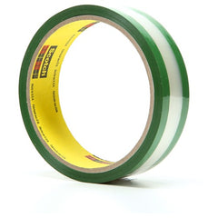 3M Riveters Tape 685 Transparent with Green Adhesive 1″ × 36 yd 1.7 mil - USA Tool & Supply