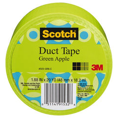 Scotch Duct Tape 920-GRN-C 1.88″ × 20 yd (48 mm × 18 2 m) Green - USA Tool & Supply