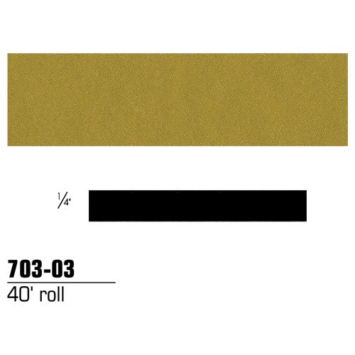 1/4 in × 40 ft 3M™ Scotchcal™ Striping Ta Gold Metallic Alt Mfg # 70303 - USA Tool & Supply