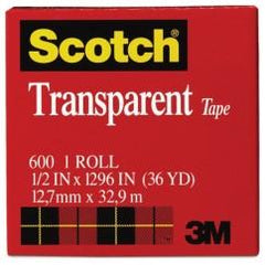1X2592" TRANSPARENT TAPE 600-72 - USA Tool & Supply