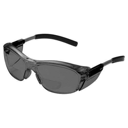 ‎3M Nuvo Reader Protective Eyewear 11501-00000-20 Gray Lens Gray Frame +2.0 Diopter - USA Tool & Supply