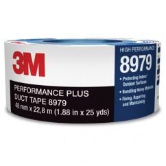 List 8979 48mm x 54.8m Performance Plus Duct Tape - Black - USA Tool & Supply