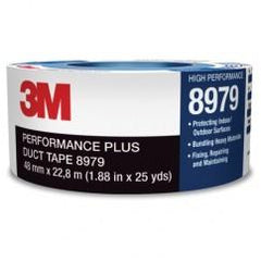 List 8979 48mm x 54.8m Performance Plus Duct Tape - Black - USA Tool & Supply