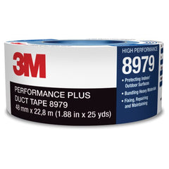 3M Performance Plus Duct Tape 8979 Slate Blue 24 mm × 54.8 m 12.1mil - USA Tool & Supply