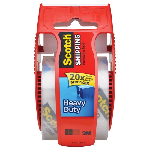 Scotch Heavy Duty Shipping Packaging Tape 142-ESF 1.88″ × 22.2 yd (48 mm × 20 3 m) - USA Tool & Supply