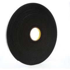 1/2X36 YDS 4718 BLK VINYL FOAM TAPE - USA Tool & Supply