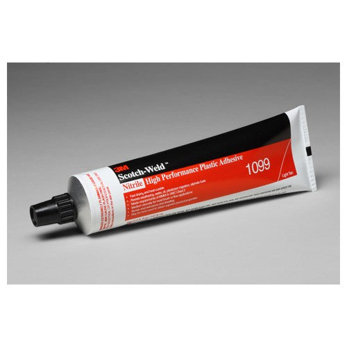 3M Nitrile High Performance Plastic Adhesive 1099 Tan 5 Oz Tube - USA Tool & Supply